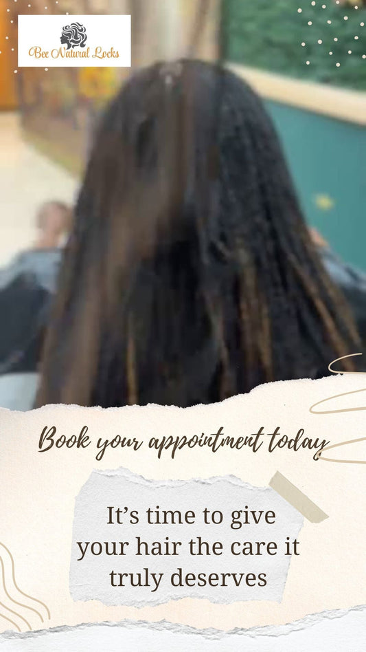 Book Your Appointment Today with Bee Natural Locks 🌿✨