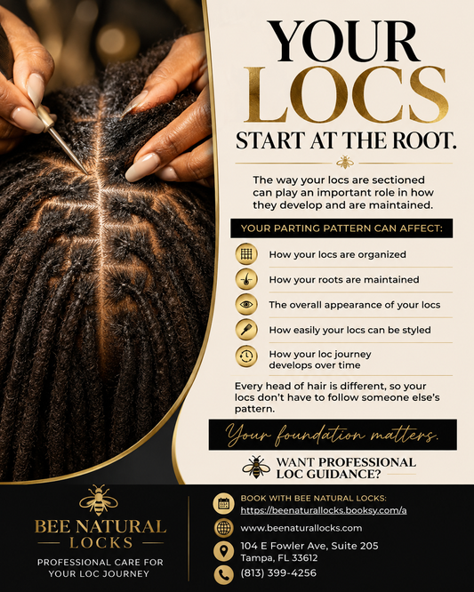 Your Locs Start at the Root: Why Parting Matters