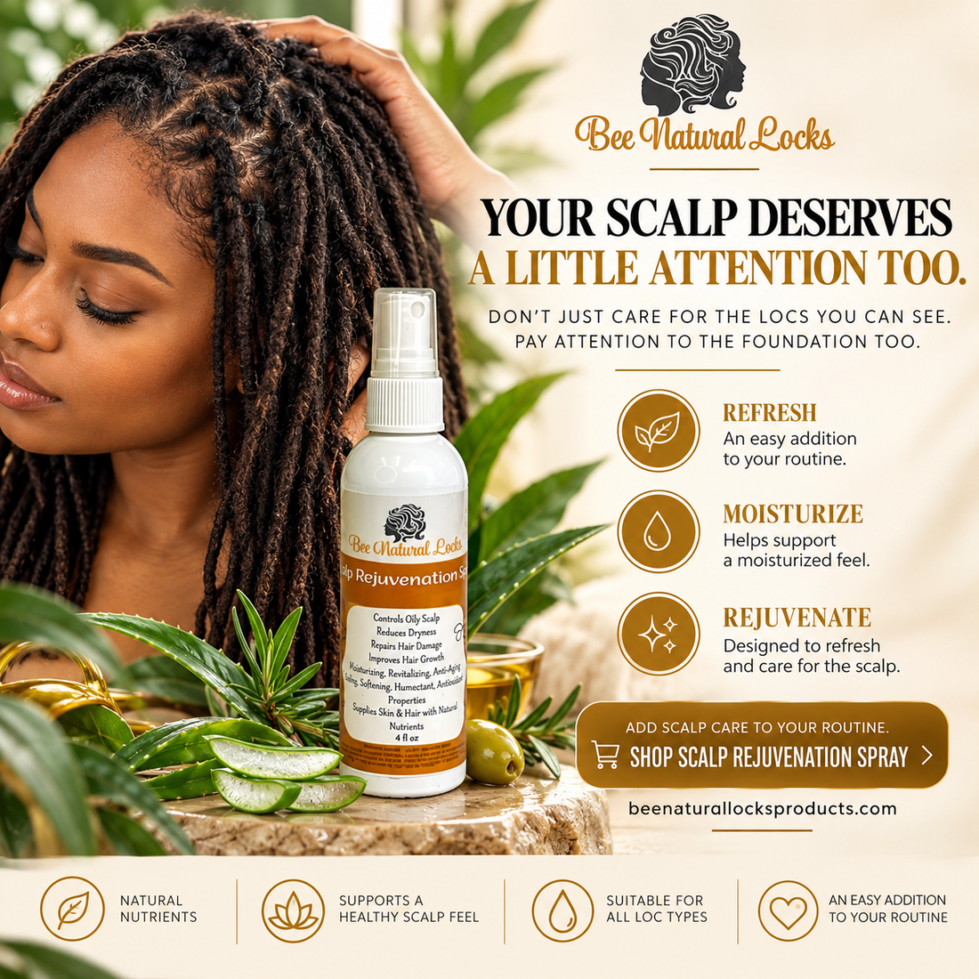 Why Your Scalp Deserves Attention Too: Making Scalp Care Part of Your Loc Routine