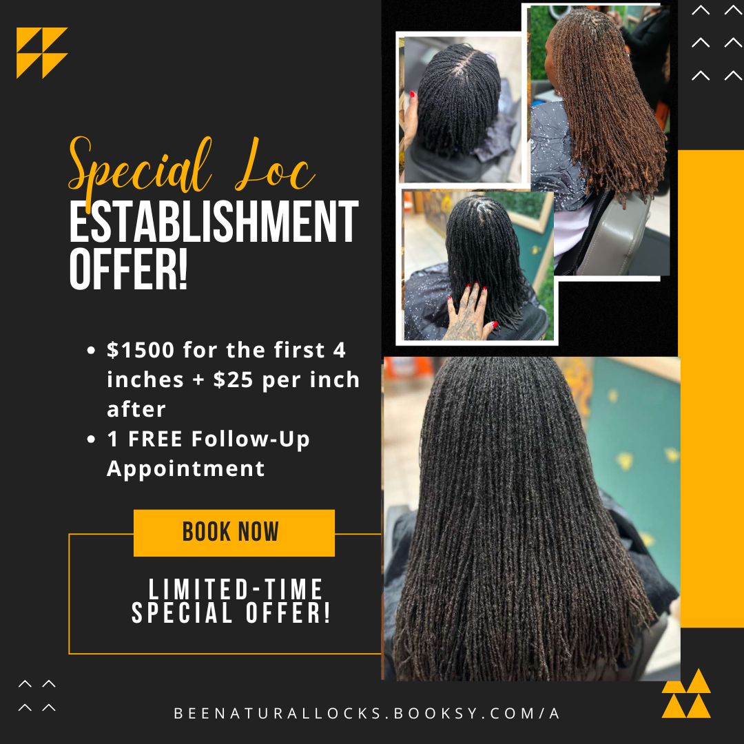 Special Loc Establishment Offer – Start Your Loc Journey with Bee Natural Locks
