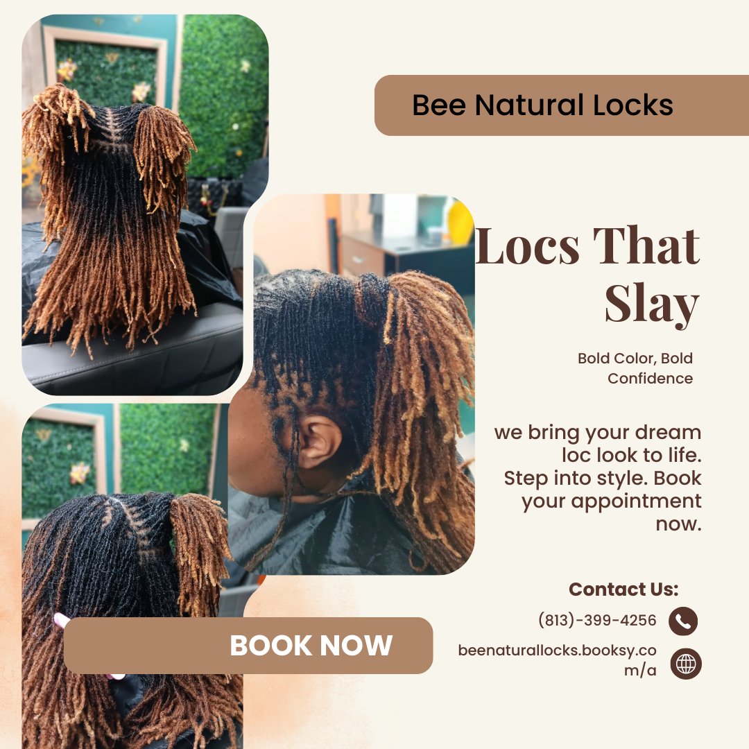 Bold Color, Bold Confidence — Locs That Slay with Bee Natural Locks