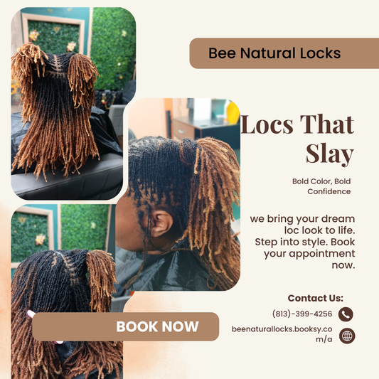 Bold Color, Bold Confidence — Locs That Slay with Bee Natural Locks