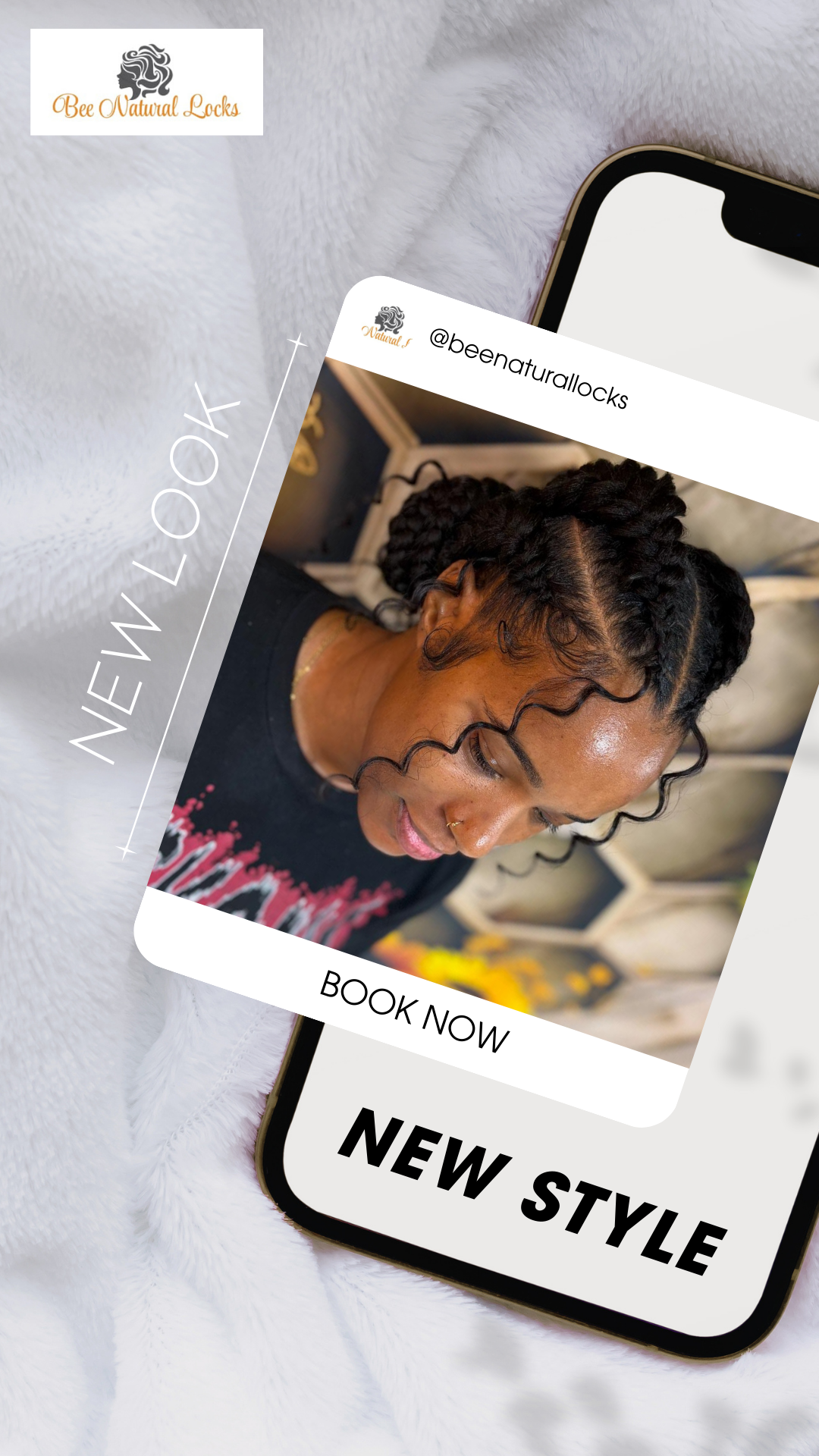 ✨ Elevate Your Look with Bee Natural Locks – A New Style Awaits! ✨