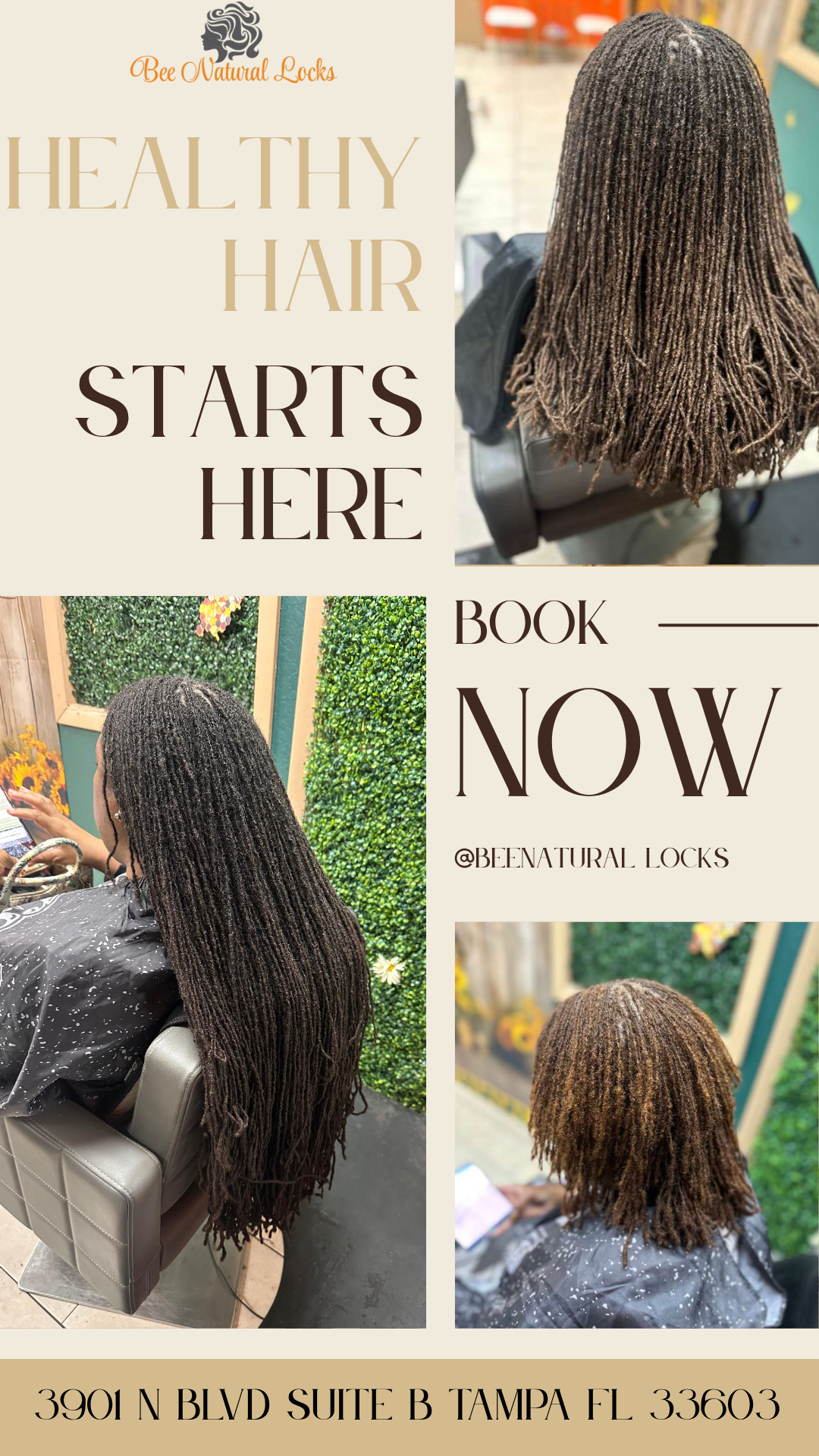Book Your Appointment Today with Bee Natural Locks 🌿