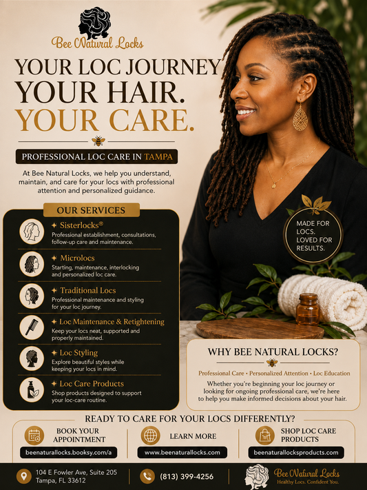 Your Loc Journey, Your Hair, Your Care: Professional Loc Care in Tampa