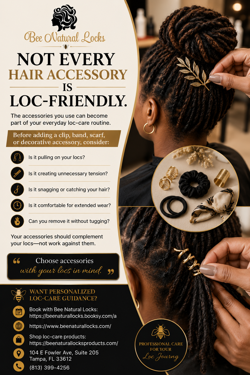 Not Every Hair Accessory Is Loc-Friendly
