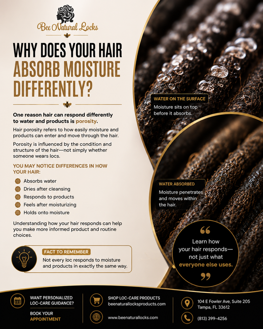 Hair Porosity and Locs: Why Does Your Hair Absorb Moisture Differently?