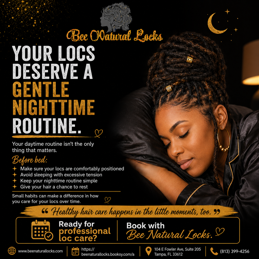 Your Locs Deserve a Gentle Nighttime Routine