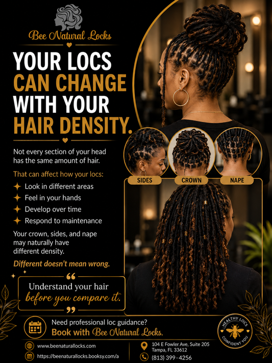How Hair Density Can Affect Your Locs