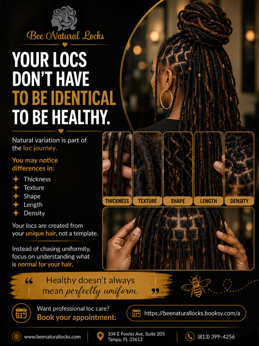 Why Your Locs Don't Have to Be Identical to Be Healthy