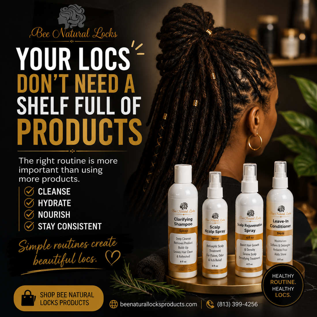 Your Locs Don't Need a Shelf Full of Products