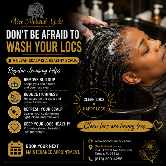 Don't Be Afraid to Wash Your Locs: Why Clean Locs Are Healthy Locs