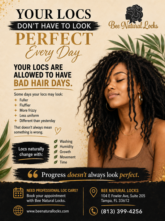 Your Locs Don't Have to Look Perfect Every Day: Understanding the Natural Changes in Your Loc Journey