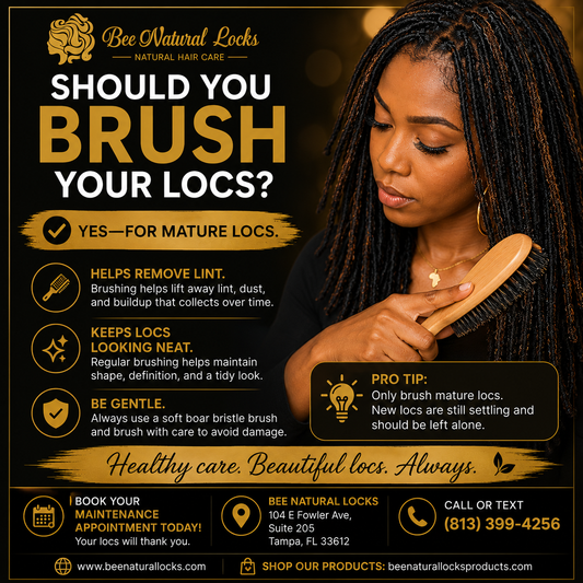Should You Brush Your Locs? Here's What You Need to Know