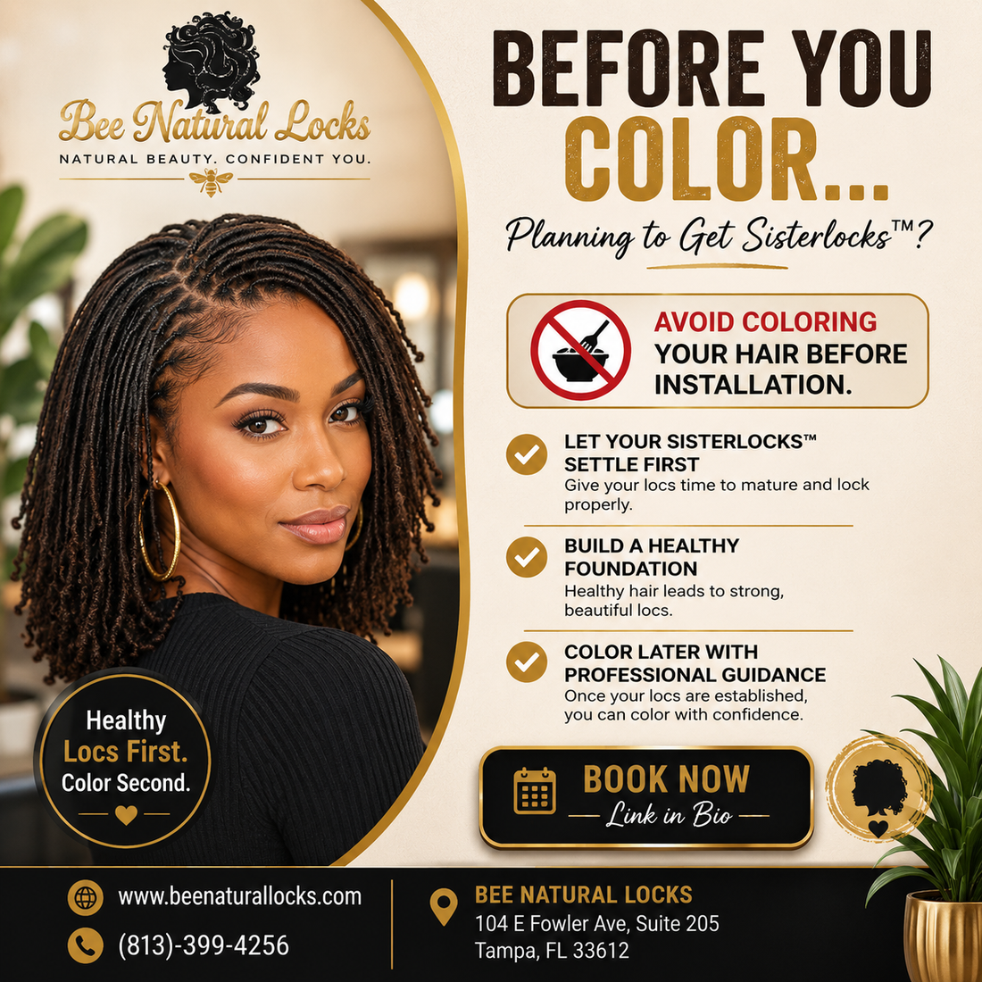 Should You Color Your Hair Before Getting Sisterlocks™?