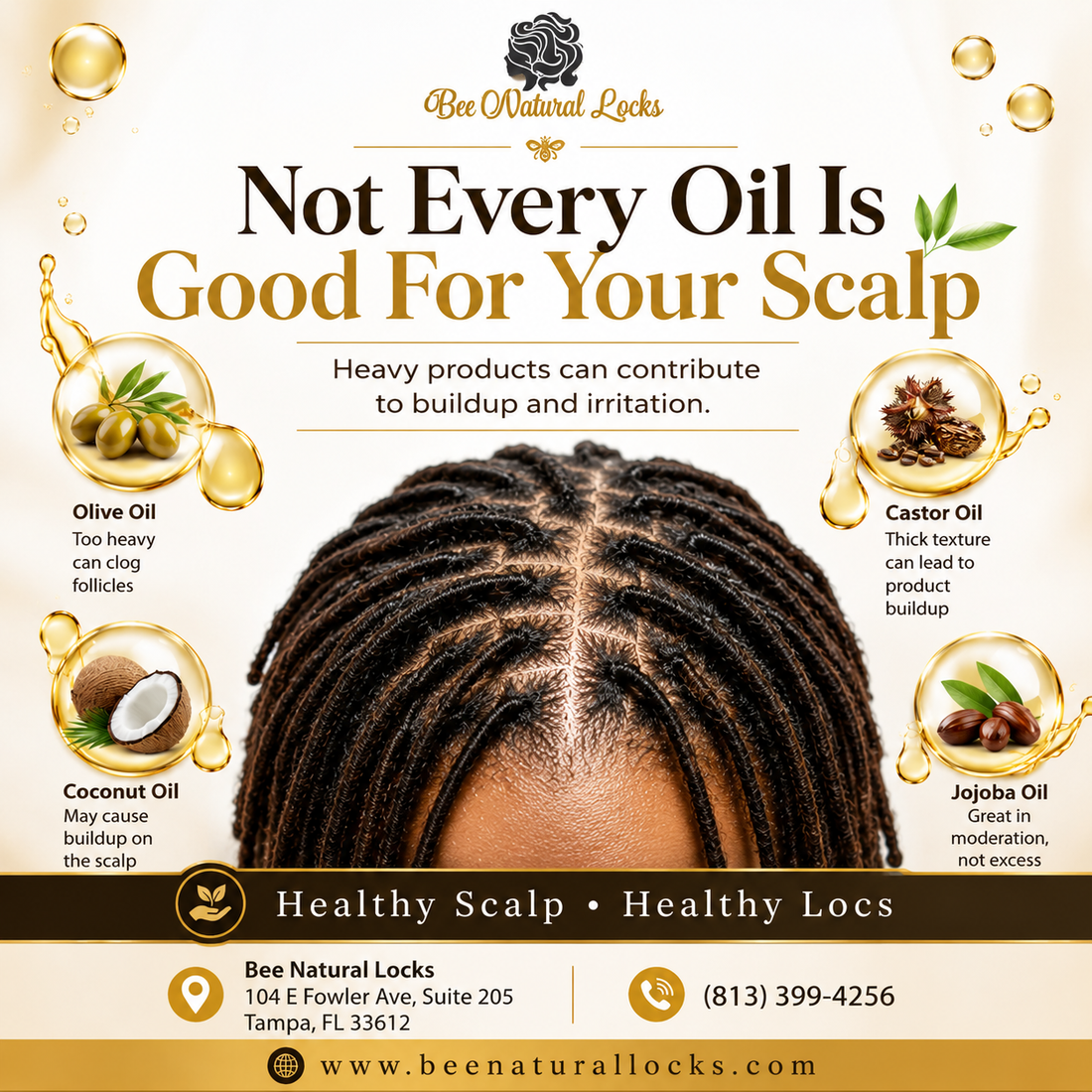 Not Every Oil Is Good for Your Scalp