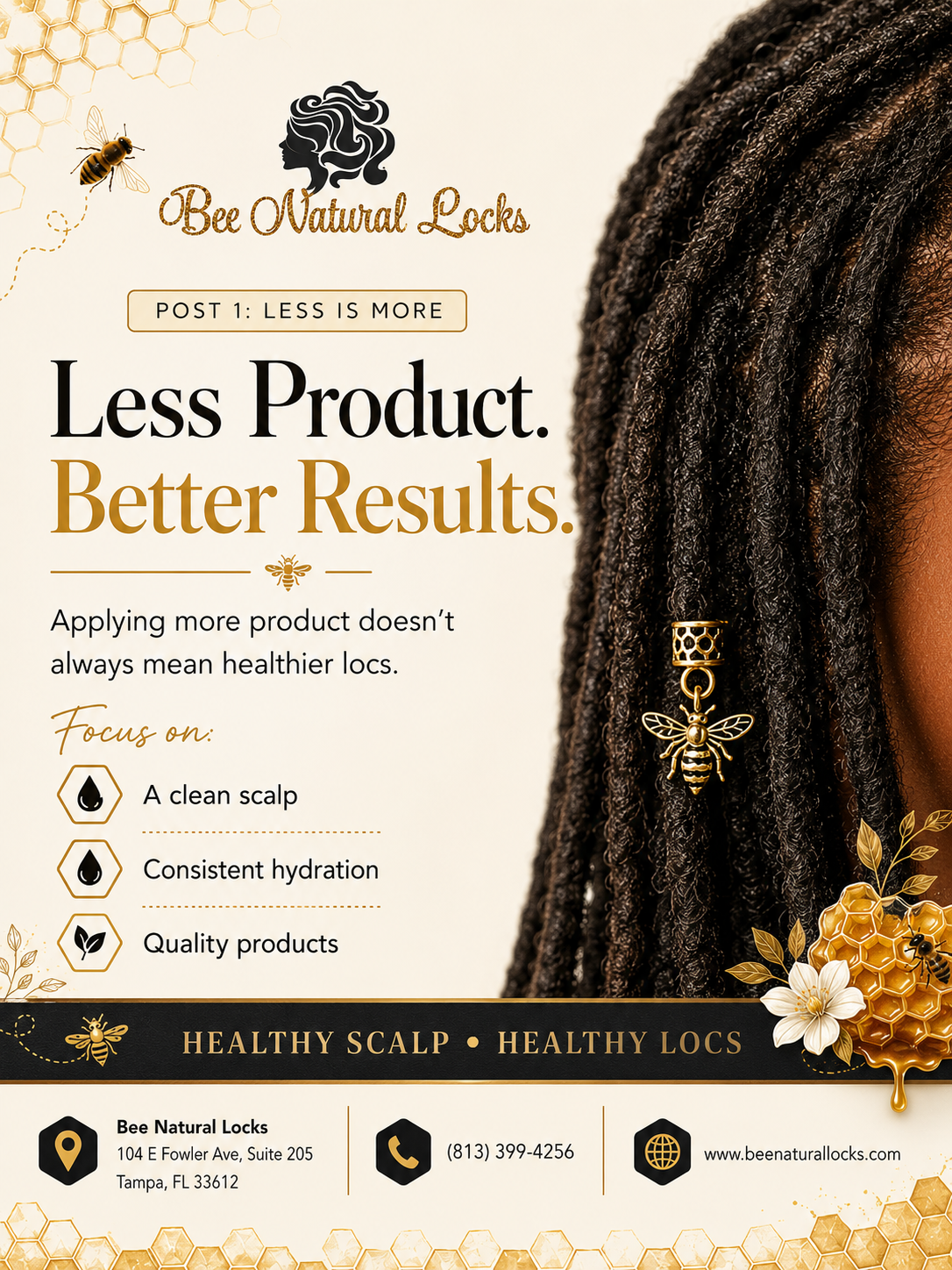 Less Is More: The Secret to Healthier Locs