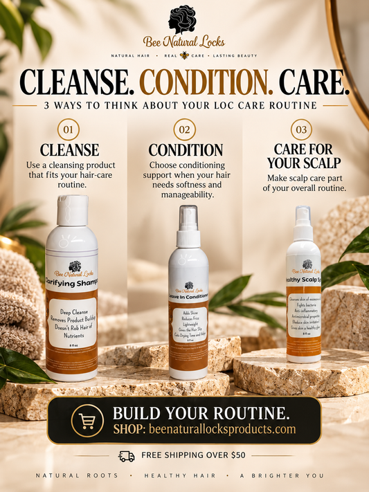 3 Ways to Think About Your Loc Care Routine