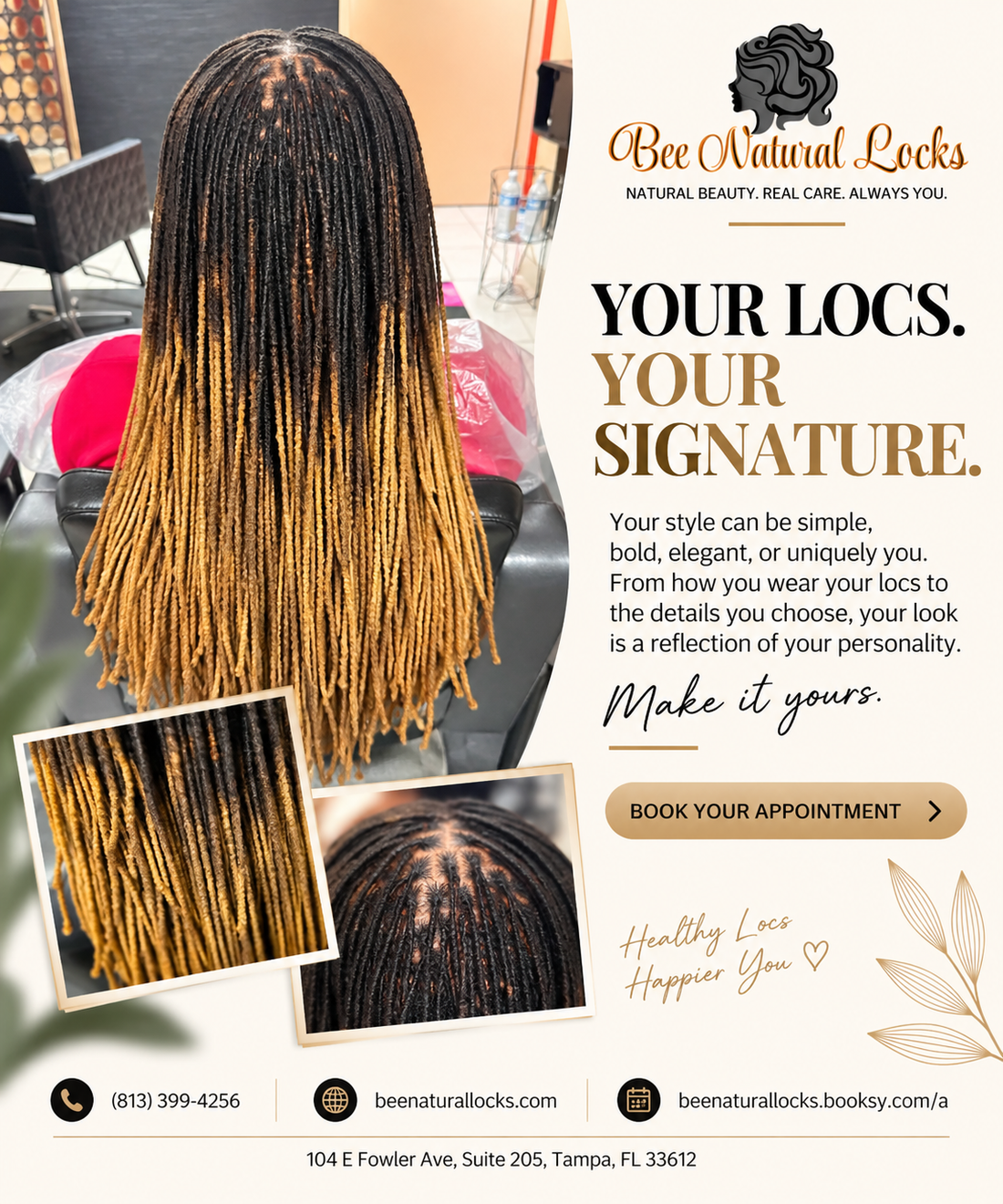 Your Locs. Your Signature. — Express Your Personal Style