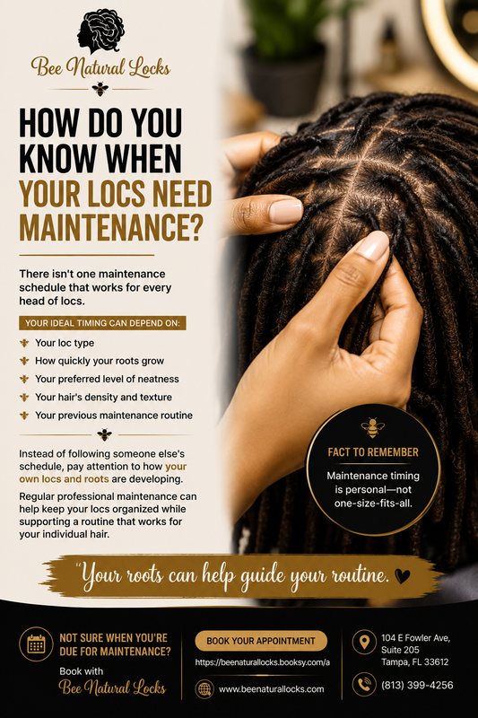 How Do You Know When Your Locs Need Maintenance?