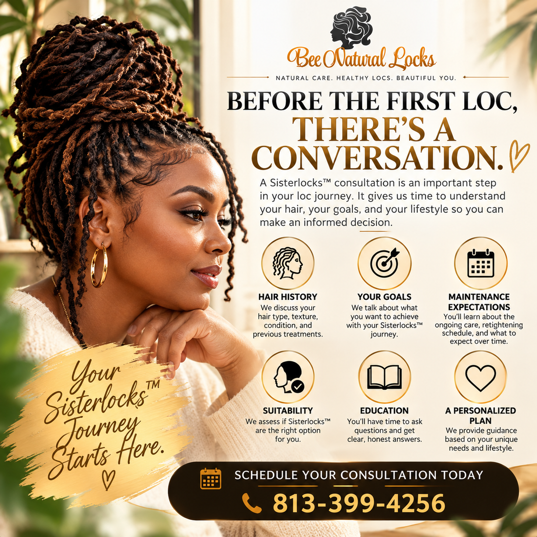 Before the First Loc, There’s a Conversation: Why a Sisterlocks™ Consultation Matters