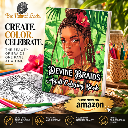 Celebrate the Beauty of Braids with Devine Braids Adult Coloring Book