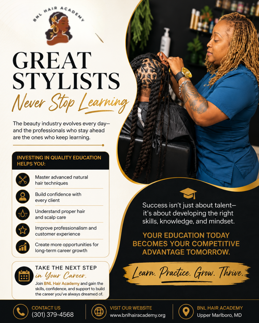 Great Stylists Never Stop Learning: Why Continuing Education Is the Key to a Thriving Beauty Career