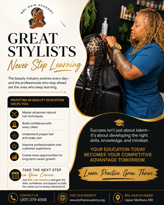 Great Stylists Never Stop Learning: Why Continuing Education Is the Key to a Thriving Beauty Career
