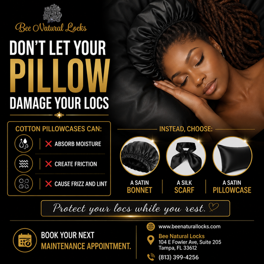 Don't Let Your Pillow Damage Your Locs