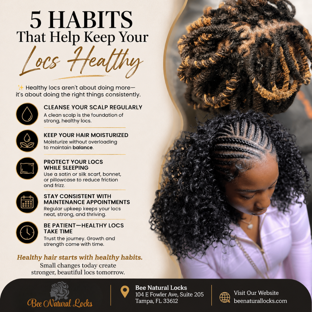 5 Habits That Help Keep Your Locs Healthy