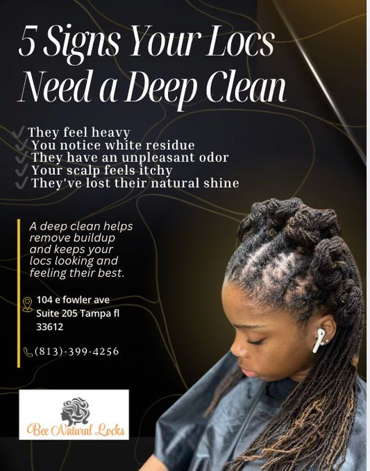 5 Signs Your Locs Need a Deep Clean