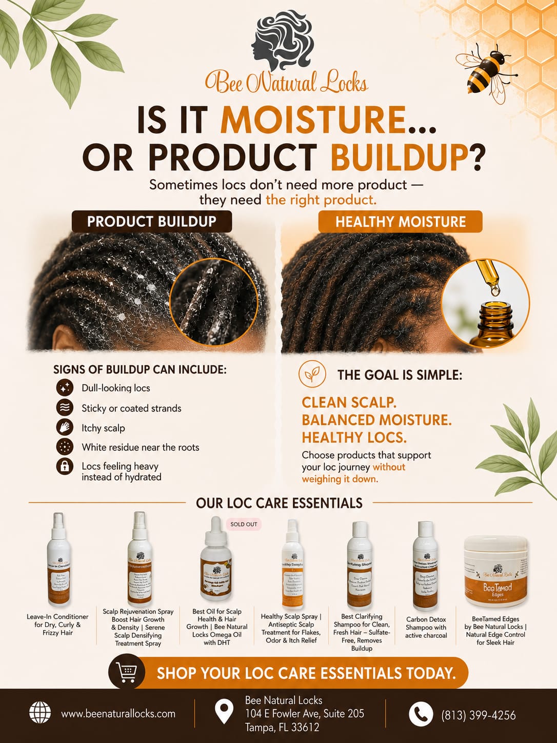Is It Moisture… or Product Buildup? How to Tell What Your Locs Really Need