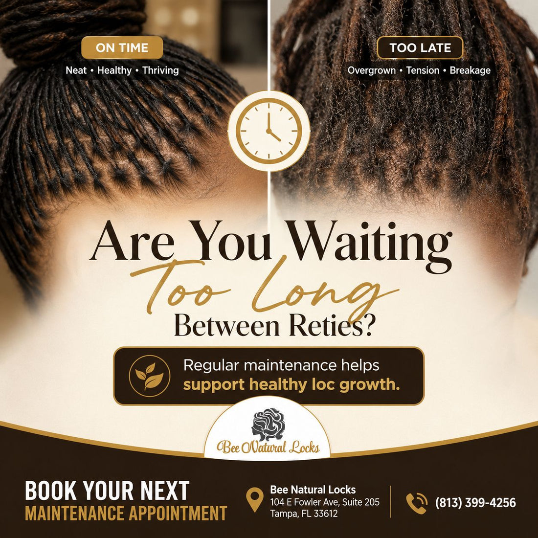 Why Your Retie Schedule Matters for Healthy Locs