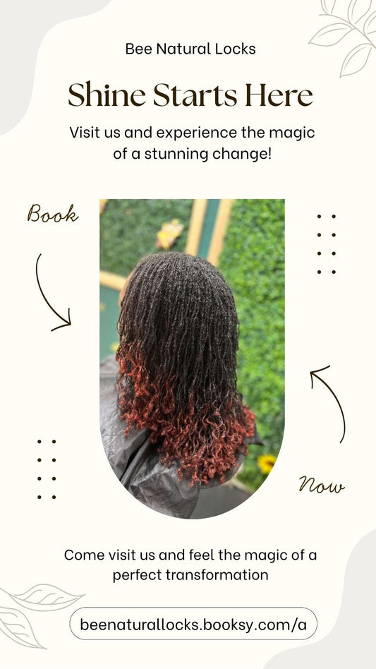Shine Starts Here at Bee Natural Locks ✨
