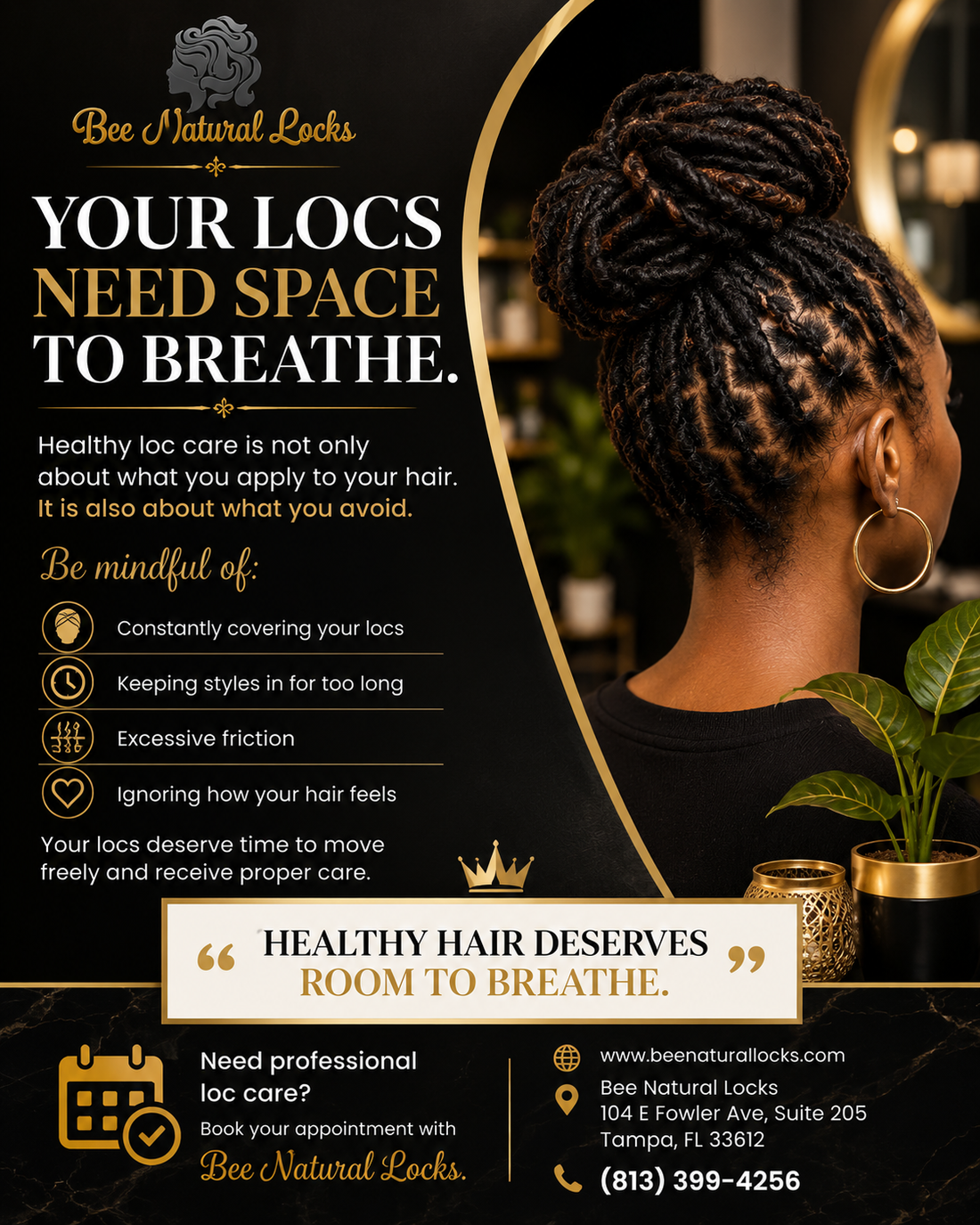 Why Your Locs Need Space to Breathe