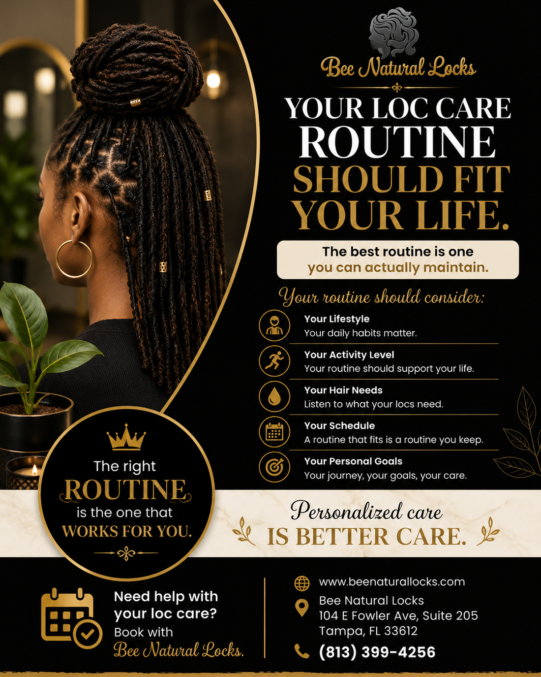 Your Loc Care Routine Should Fit Your Life