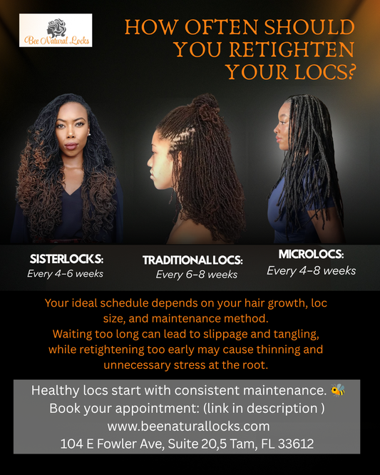 How Often Should You Retighten Your Locs? A Complete Guide for Sisterlocks, Microlocs & Traditional Locs