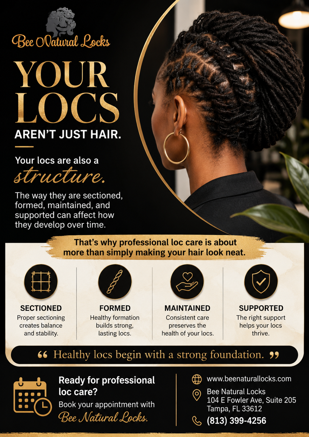 Healthy Locs Begin With a Strong Foundation