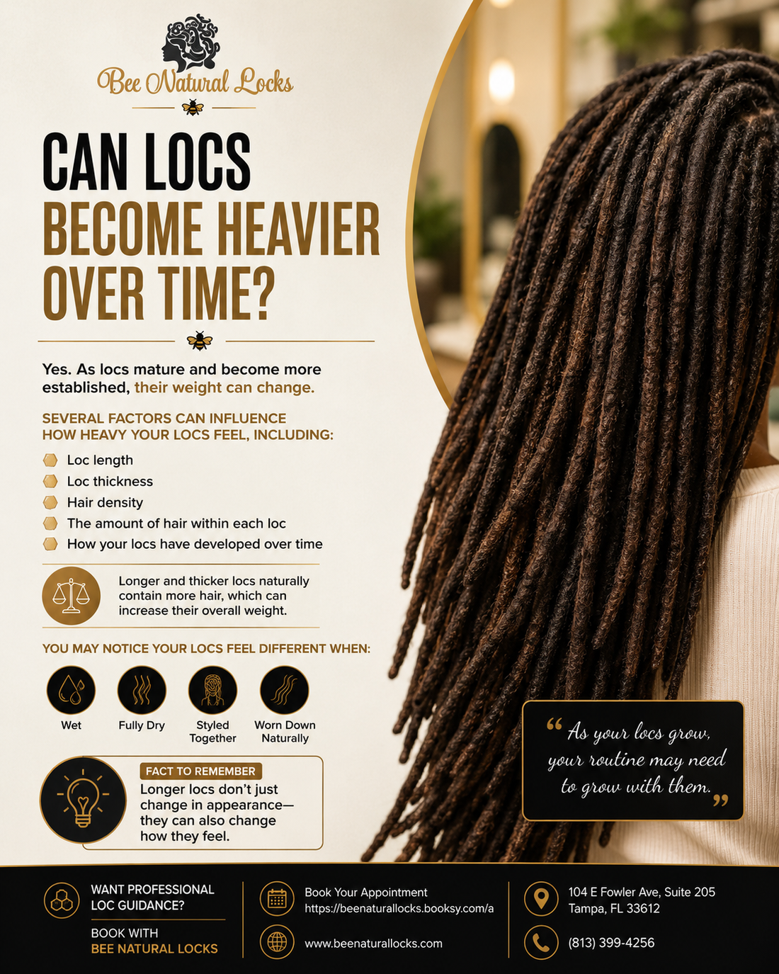 Can Locs Become Heavier Over Time? Understanding Loc Weight