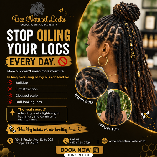 Why Oiling Your Locs Every Day Could Be Doing More Harm Than Good