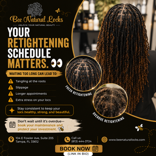 Why Staying on Schedule Is One of the Best Things You Can Do for Your Locs