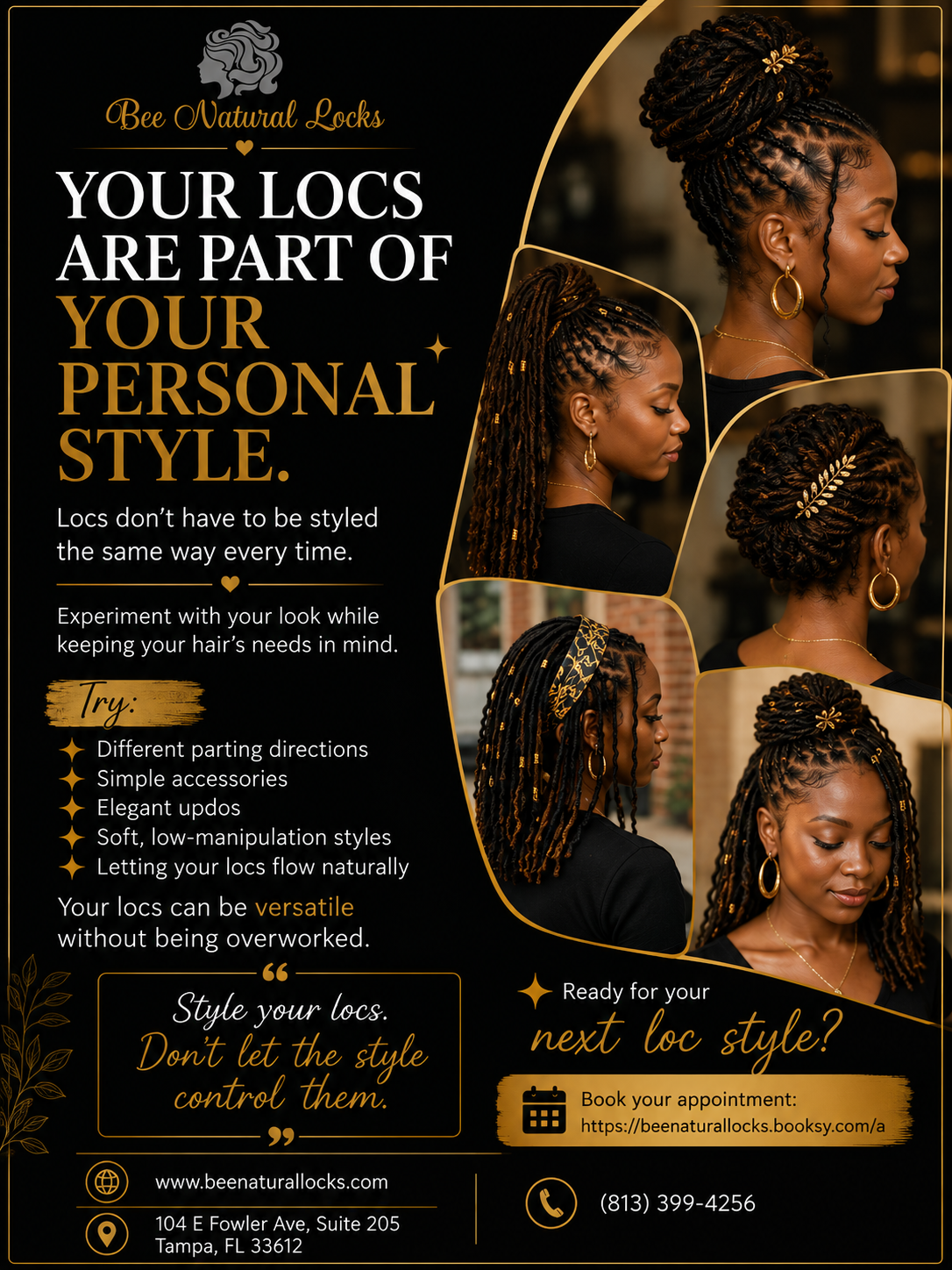 Style Your Locs Without Overworking Them