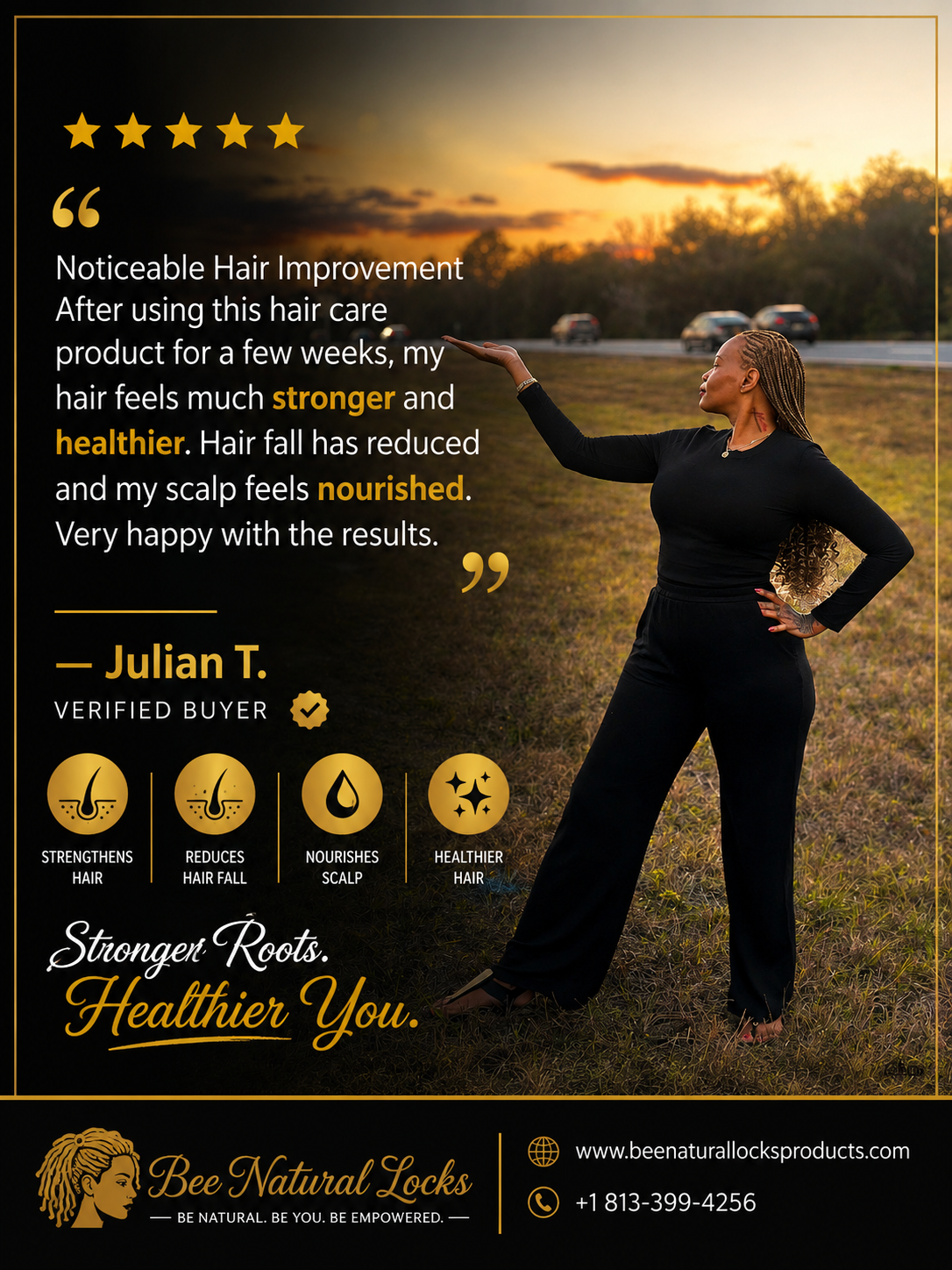 Stronger Hair Starts with the Right Care: See Why Our Customers Love Bee Natural Locks Products