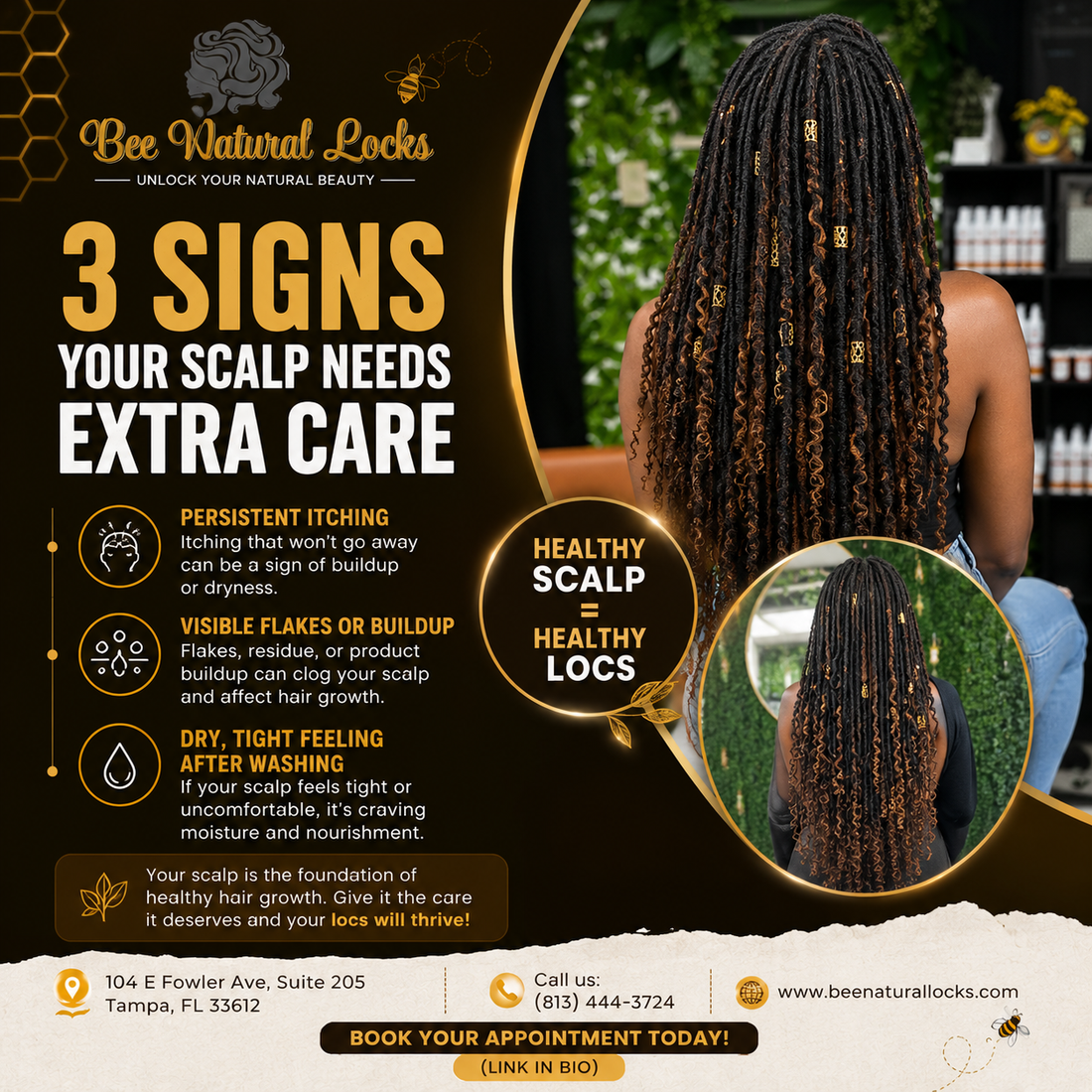3 Signs Your Scalp Needs Extra Care (And Why It Matters for Healthy Locs)