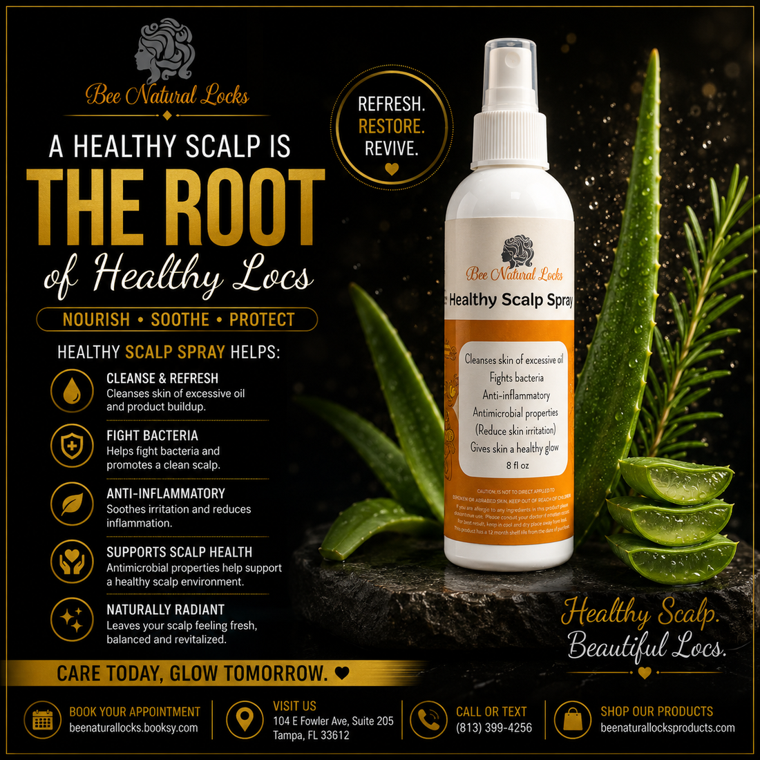 Healthy Locs Start with a Healthy Scalp