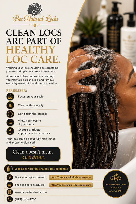 Clean Locs Are Part of Healthy Loc Care