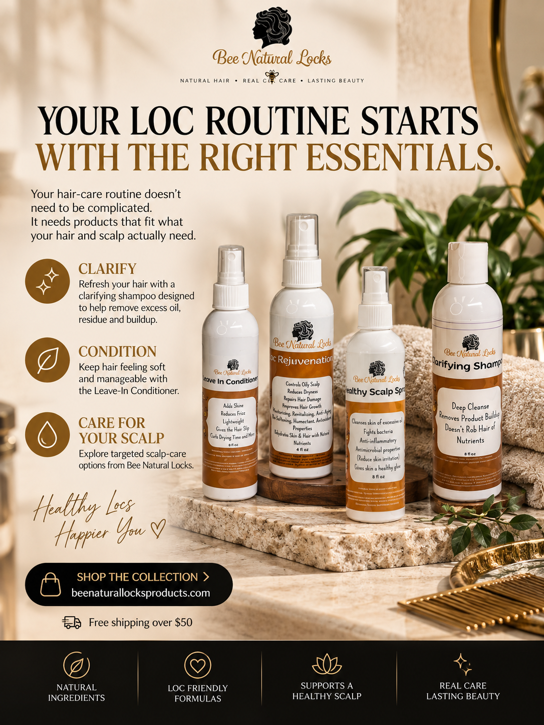 Your Loc Routine Starts With the Right Essentials