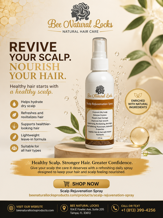 Give Your Scalp the Care It Deserves with Bee Natural Locks Scalp Rejuvenation Spray