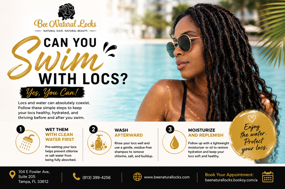 Can You Swim With Locs? Absolutely! Here's How to Protect Them